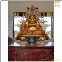 大型弥勒佛铜像