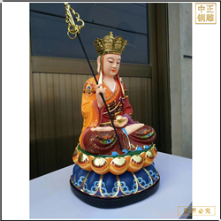 加工制作地藏王铜像