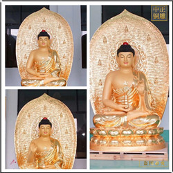 2.8米鎏金释迦牟尼佛铜像