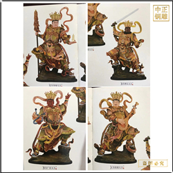 大型四大天王铜佛像摆件 大型四大天王铜佛像摆件