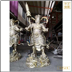 寺庙多种造型铸铜四大天王佛像