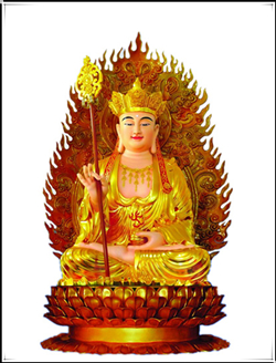 1.5米地藏王铜佛像