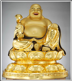 弥勒佛铜坐像