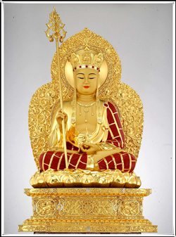 地藏王铜像