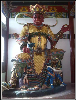 西方广目天王佛像