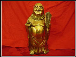 赤脚大仙神像|铸铜赤脚大仙雕塑